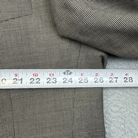 Stafford Blazer‎ Mens 52R Big & Tall Houndstooth Travel Sport Coat 2 Button